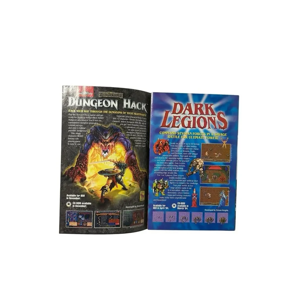 Dungeons And Dragons Fantasy Empires Computer Game BOX + Manuals ONLY NO GAME